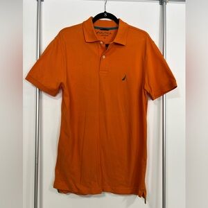 Nautica Orange Polo Shirt